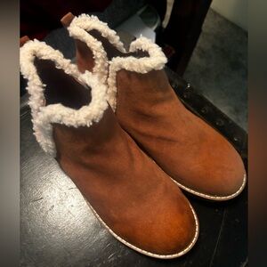 American Eagle Brown Suede Ankle Boots